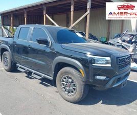 NISSAN FRONTIER NISSAN FRONTIER 2022, 3.8L, 4X4, PRO-4X, OD UBEZPIECZALNI