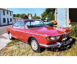 1966 BMW 2000CS ROUGE FONCÉ MANUEL, 4 VITESSES CONDUITE À...