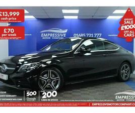 2019 69 MERCEDES-BENZ C-CLASS 1.6 C180 AMG LINE COUPE 2DR PETROL MANUAL EURO 6 (