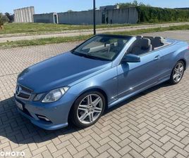 MERCEDES CLASSE E CABRIO E 350 MERCEDES-BENZ KLASA E 350 CGI CABRIO BLUEEFFICIENCY 7G-TRONIC PRIME EDITION
