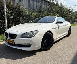 BMW SERIE 6 CABRIOLET 640 BMW 6-SERIE CABRIO - 640I HIGH EXECUTIVE / AUTOMAAT / LEER / NAVI / CRUISE
