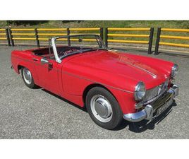 MG MIDGET 1966 MG MIDGET ROUGE MANUEL, 4 VITESSES CONDUITE À DROITE...