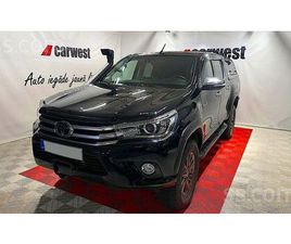TOYOTA HILUX, CENA 32 500 €. AUTOMAŠĪNA AR PĀRBAUDĪTU VĒSTURI. TOYOTA AUTONOMĀ VINČA MAZLIETOTU - SLUDINĀJUMI