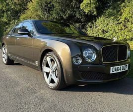 BENTLEY MULSANNE SPEED 2015 BENTLEY MULSANNE 6.75 V8 SPEED AUTO EURO 6 4DR SALOON PETROL AUTOMATIC