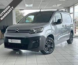 CITROEN BERLINGO VAN CITROEN BERLINGO 1.5 BLUEHDI 1000 DRIVER EDITION M PANEL VAN 5DR DIESEL MANUAL SWB EURO 6 (START/STOP) (100 PS)