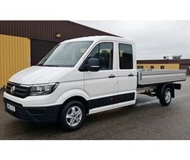 VOLKSWAGEN CRAFTER 2.0TDI DUBBELHYTT 7-SITS CHASSI FLAK 3.5M