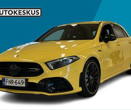 MERCEDES-BENZ A 35 AMG 4MATIC+ A - KORKO 2,9% + KULUT - MULTIBEAM / 19'' AMG VANNE / NIGHT PAKETTI / SUOMI-AUTO!