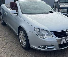 VOLKSWAGEN, EOS, CONVERTIBLE, 2007, MANUAL, 1968 (CC), 2 DOORS