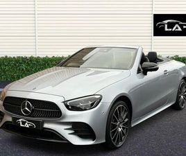 MERCEDES CLASSE E E 300 2022 MERCEDES-BENZ E-CLASS 2.0D E300D AMG LINE NIGHT EDITION PREMIUM PLUS (285PS) CABRIOLET 2D 1992CC 4MATIC