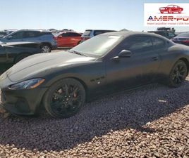 MASERATI GRANTURISMO 2018, 4.7L, S, OD UBEZPIECZALNI 4.7 BENZYNA 454KM