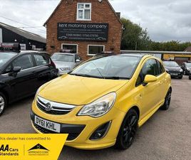 VAUXHALL CORSA 2012 VAUXHALL CORSA 1.2 3D