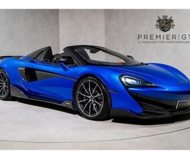 MC LAREN 600LT SPIDER SPIDER. FULL MSH. WARRANTY. CARBON FIBRE EXT PACK. CERAMIC BRAKES. LIFT