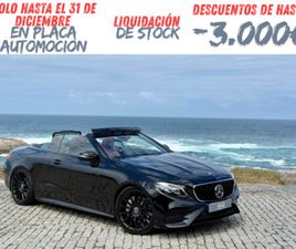 MERCEDES CLASSE E E 450 MERCEDES-BENZ CLASE E CABRIO 450 4MATIC 9G-TRONIC
