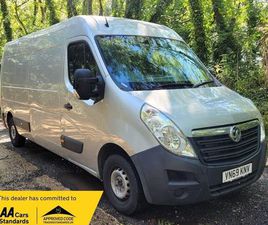 VAUXHALL MOVANO VAUXHALL MOVANO 2.3 CDTI 3500 FWD L3 H2 EURO 6 5DR