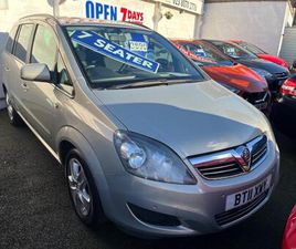 2011 VAUXHALL ZAFIRA 1.6I [115] EXCLUSIV 5DR MPV PETROL MANUAL