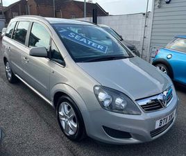 2011 VAUXHALL ZAFIRA 1.6I [115] EXCLUSIV 5DR MPV PETROL MANUAL