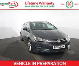 VAUXHALL ASTRA 2016 (66) - 1.0I TURBO ECOFLEX SRI SPORTS TOURER 5DR PETROL MANUAL EURO 6 (START/STOP) (105 PS