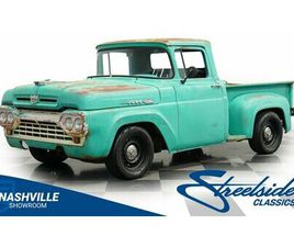 FORD F100 1960 FORD F-100 PATINA AWD RESTOMOD