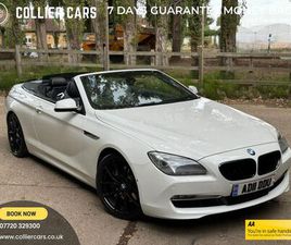 BMW SERIE 6 CABRIO 640 2011 BMW 6 SERIES 3.0 640I SE (320BHP) CONVERTIBLE AUTO