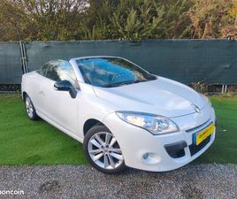 MÉGANE 3 CC CABRIOLET 1.4 TCE 130 - LUXE - 124 000KMS - CUIR - GPS - BLANC NACRÉ