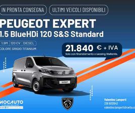 PEUGEOT EXPERT EXPERT 1.5 120 CV M EURO 21840 + IVA