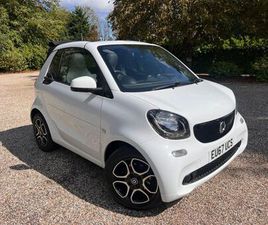 2017 SMART FORTWO 1.0 PRIME (70BHP) (PREMIUM)(START/STOP) CABRIOLET TWINAMIC