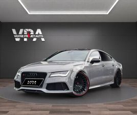 AUDI RS7 SPORTBACK · 4.0 TFSI · QUATTRO · CARBONE · LIGNE MILLTEK · SIÈGES ÉLECTRIQUES À MÉMOIRE