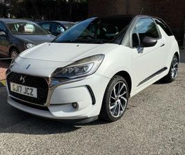 2017 DS AUTOMOBILES DS 3 1.2 PURETECH GIVENCHY LE MAKEUP 3DR HATCHBACK PETROL MANUAL