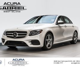 MERCEDES E-CLASS E 300 MERCEDES-BENZ E-CLASS 2019 E300 LUXURY AWD