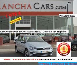 VOLKSWAGEN - GOLF SPORTSVAN SPORT 1.6 TDI 85KW 115CV