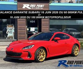 2023 SUBARU BRZ SPORT-TECH BALANCE DE GARANTIE SUBARU 5 ANS OU 100