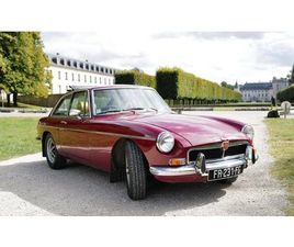 1973 MG MGB ROUGE FONCÉ MANUEL, 4 VITESSES CONDUITE À DRO...