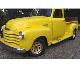 1953 CHEVROLET 3100 JAUNE MANUEL, 4 VITESSES CONDUITE À G...