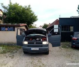 VW T4 LONG 9 OSÓB SILNIK 2.4D PO KAPITALNYM REMONCIE, KLIMATYZACJA SPRAWNA TUREK - SPRZEDAJEMY.PL