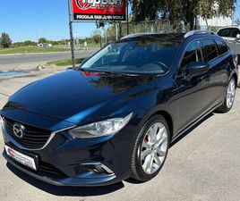 MAZDA 6 SPORT COMBI 2.2 D NAVI - AUT.DVOZ.KLIMA - ALU - REG:12/2025, 2014 GOD.