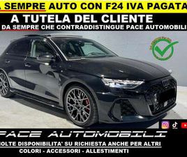 AUDI A3 SPORTBACK S3 SPB SPORTBACK RS TETTO SPOILER GUSCIO BLACK PACK