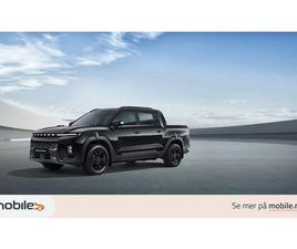 KGM MUSSO EV 4X4 BLACK EDGE 5 SETER 7 ÅRS GARANTI