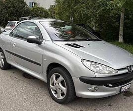 PEUGEOT 206CC CANTON ZURICH - TUTTI.CH