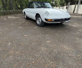 ALFA ROMEO SPIDER 1300 CODA TRONCA SETEMBRO/80