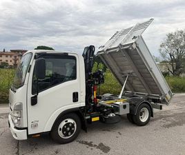 ISUZU M21 M21 TT - GRU DN-LEVAT 3.6 KOMPACT S3 - GANCIO TRAINO KG. 3500 - PONTE RIBALTABILE IN ALLUMINIO.