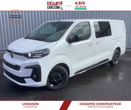 CITROEN JUMPY CABINE APPROFONDIE CAB XL BLUEHDI 180 S&S EAT8 6PL + PACK CONNECT + PACK LOOK + PLANCHER BOIS + 2 PORTES LATÉRALES