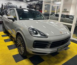 PORSCHE CAYENNE COUPÉ 3.0 V6 462CV E-HYBRID PLATINUM ÉDITION BVA ORIGINE FRANCE COULEUR CRAIE