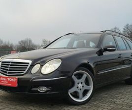 MERCEDES-BENZ KLASA E W211 AVANTGARDE 4-MATIC AUTOMAT SKÓRA WENTYLACJA GRZANIE PAMIĘCI PNEUMATY