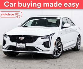 CADILLAC CT4 USED 2021 CADILLAC CT4 SPORT AWD W/ APPLE CARPLAY & ANDROID AUTO, HEATED STEERING WHEEL, POWER MOONROOF