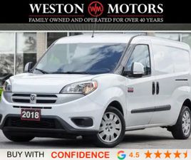 2018 RAM PROMASTER CITY SLT*REVCAM*SHELVING*POWER WINDOWS