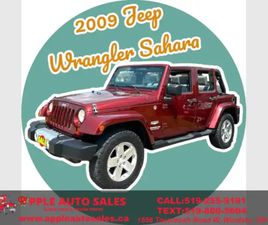 JEEP WRANGLER UNLIMITED 2009 JEEP WRANGLER UNLIMITED SAHARA