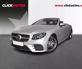 MERCEDES CLASSE E CABRIOLET E 220 MERCEDES-BENZ CLASE E 220D CABRIO
