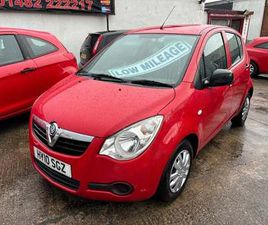 VAUXHALL AGILA 2010 VAUXHALL AGILA 1.0 ECOFLEX 12V EXPRESSION MPV 5DR PETROL MANUAL EURO 5 (65 PS) MPV PETROL MA...