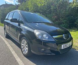 2013 VAUXHALL ZAFIRA 1.6I [115] DESIGN FSH SATNAV HEATED SEATS, 7 SEATS 5DR MPV PETROL MANUAL