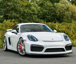 PORSCHE CAYMAN GT4 2016 PORSCHE CAYMAN 3.8 GT4